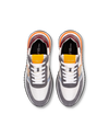 Sneakers Casual Tropez 2.1 Men Nylon And Leather Orange White Philippe Model - 4