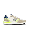 Men’s low Tropez 2.1 sneaker - white, yellow and blue Philippe Model - 1