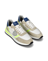 Men’s low Tropez 2.1 sneaker - white, yellow and blue Philippe Model