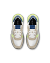 Men’s low Tropez 2.1 sneaker - white, yellow and blue Philippe Model - 4