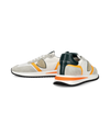 Sneaker bassa Tropez 2.1 uomo - bianco e arancio Philippe Model - 6