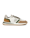 Men's Tropez 2.1 Low-Top Sneakers in Nylon And Leather, White Green Philippe Model - 1