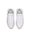 Women's Trpx Low-Top Sneakers in Leather, White White Philippe Model - 4