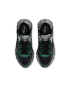 Women's Trpx Low-Top Sneakers in Suede, Green Black Philippe Model - 4