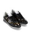 Women's Trpx Low-Top Sneakers in Nylon And Leather, Military Black Philippe Model