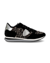 Women's Trpx Low-Top Sneakers in Velvet, Anthracite Philippe Model