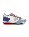 Zapatilla baja Trpx para mujer - blanca y azul Philippe Model