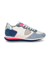 Zapatilla baja Trpx para mujer - blanca y azul Philippe Model