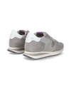 Flache Trpx Sneakers für Damen aus Nylon und Leder – Lila und Grau Philippe Model - 3