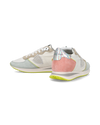 Baskets running Trpx femme blanc, rose et jaune Philippe Model - 6