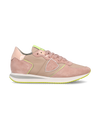 Flache Trpx Sneaker für Damen – Rosa und Neongelb Philippe Model