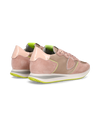 Flache Trpx Sneaker für Damen – Rosa und Neongelb Philippe Model - 3