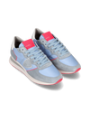Flache Trpx Sneakers für Damen – Hellblau und Fuchsia Philippe Model - 2