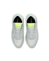 Flache Trpx Sneaker für Damen – Wassergrün und Gelb Philippe Model - 4
