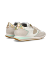 Women’s low Trpx sneaker - white, aqua and gold Philippe Model - 3