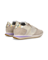 Zapatilla baja Trpx para mujer - beis y violeta Philippe Model - 3