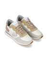 Flache Trpx Sneakers für Damen aus Nylon und Leder – Weiß und Pink Philippe Model - 2