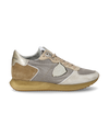 Women's Trpx Low-Top Sneakers in Nylon And Leather, Gold Philippe Model