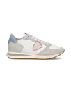 Sneakers Trpx Running für Damen – Hellblau und Weiß Philippe Model