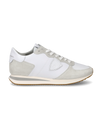 Men's Trpx Low-Top Sneakers in Leather, White Philippe Model