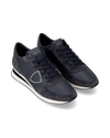 Men's Trpx Low-Top Sneakers in Leather, Blue Philippe Model