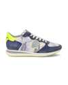 Men's Trpx Low-Top Sneakers in Nylon And Leather, Yellow Denim Philippe Model - 1