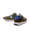 Sneakers Trpx da Uomo Verde militare e Blu in Tessuto Tecnico Philippe Model - 6