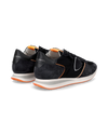 Basket basse Trpx homme - noir et orange Philippe Model - 3