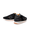 Basket basse Trpx homme - noir et orange Philippe Model - 6