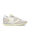 Flache Trpx Sneakers für Herren – Weiß und Gelb Philippe Model