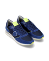 Flache Trpx Sneakers für Herren – Blau und Gelb Philippe Model - 2