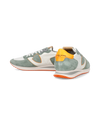 Zapatilla baja Trpx para hombre - blanca, verde y naranja Philippe Model - 6