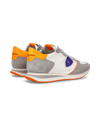 Baskets running Trpx homme orange et blanc Philippe Model - 3