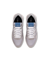 Flache Sneakers Trpx für Herren – Grau und Hellblau Philippe Model - 4