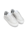 Junior Nice Low-Top Sneakers in Leather, White Black Philippe Model