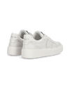 Junior Nice Low-Top Sneakers in Leather, White Philippe Model - 3