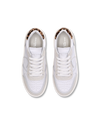 Flache Sneakers Nice für Damen – Weiß und Animal-Print Philippe Model - 4