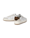 Flache Sneakers Nice für Damen – Weiß und Animal-Print Philippe Model - 6