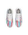 Sneaker bassa Nice donna - bianco, rosa e azzurro Philippe Model - 4