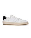 SNEAKERS NICE TENNIS MEN WHITE BLACK Philippe Model