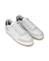 Men's Nice Low-Top Sneakers in Leather, White Leo Philippe Model