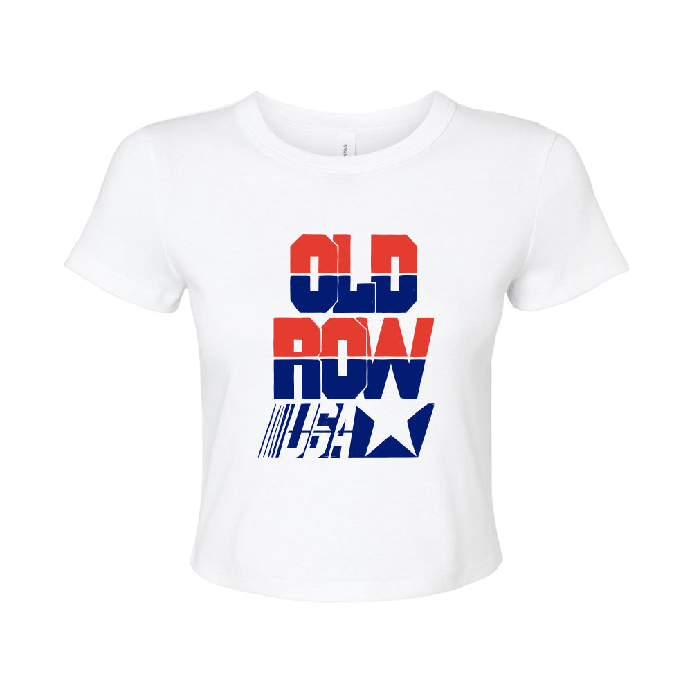 Old Row USA Cropped Tee - Old Row T-Shirts, Clothing & Merch