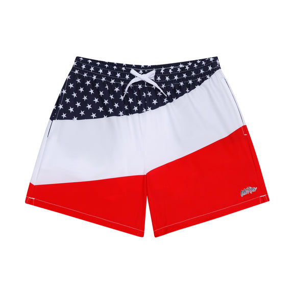 Old Row USA Grill & Beer Swim Trunks