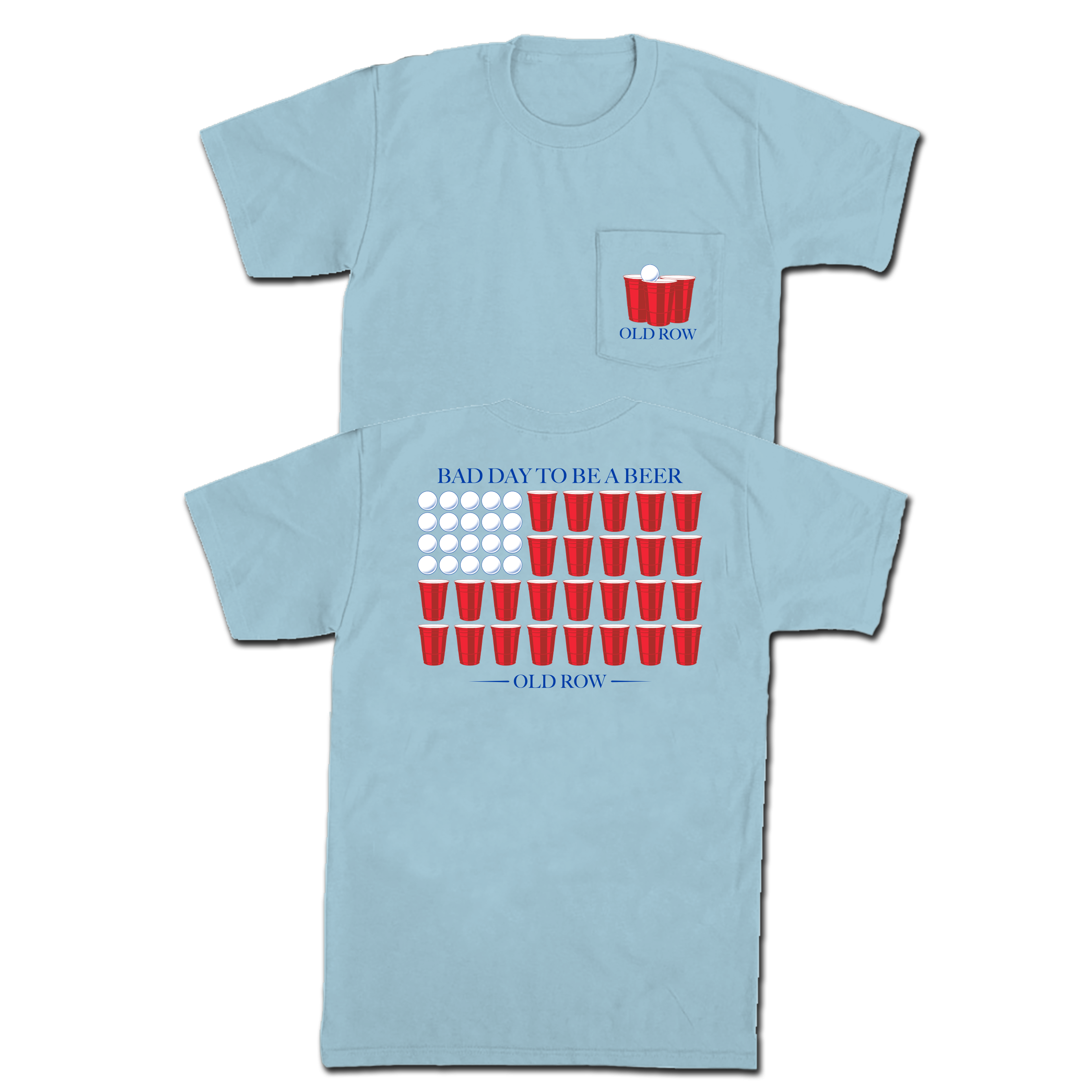 Image of The BDTBAB Pong USA Pocket Tee