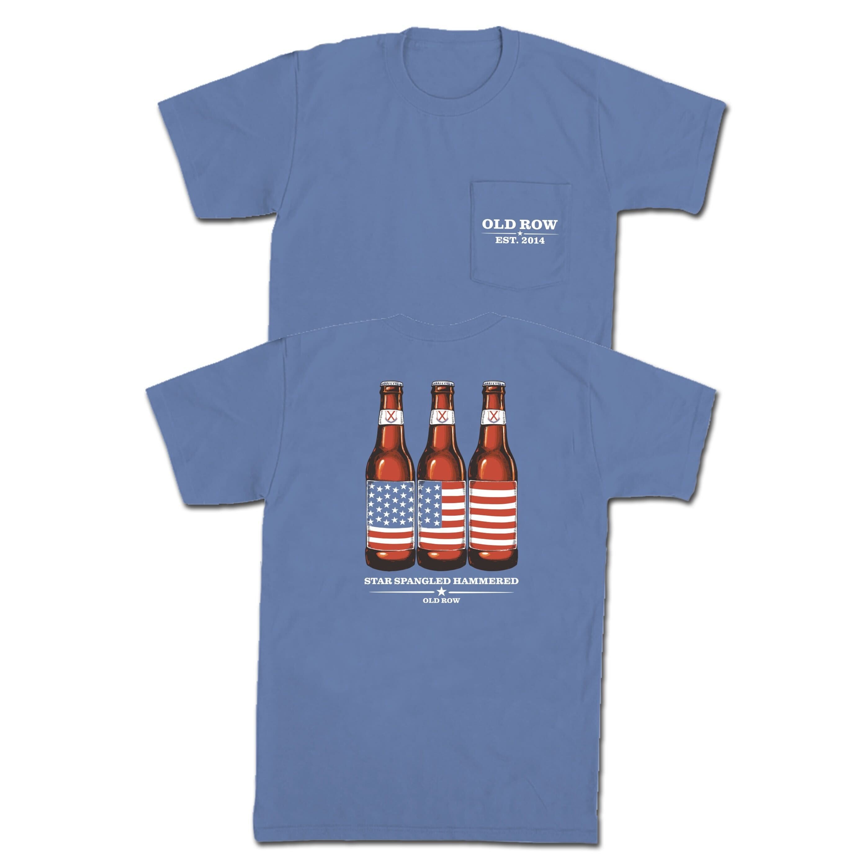 Star Spangled Hammered Pocket Tee