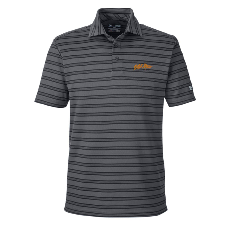 under armour striped polo