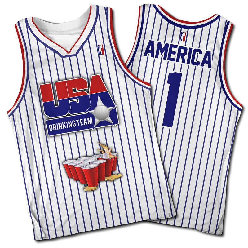 usa drinking team basketball jersey