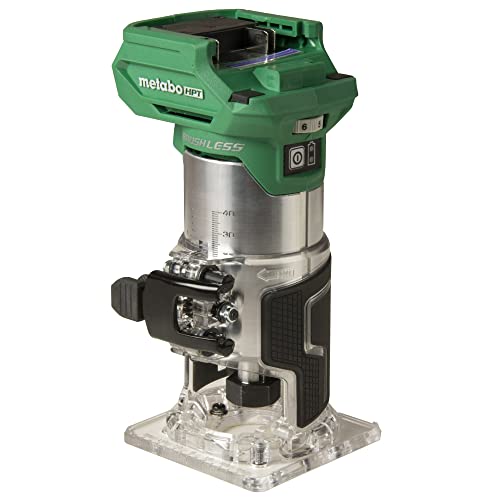 Metabo HPT 2-1/4 Peak HP Variable Speed Fixed/Plunge Base Router