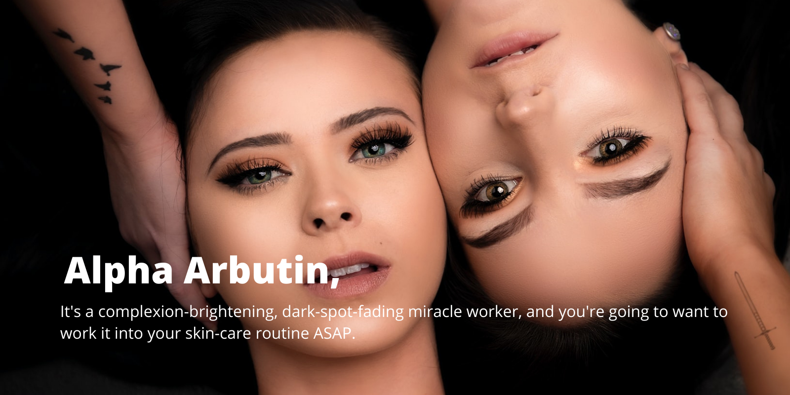 alpha arbutin. treatment for sun damage and brown spots. acne scars