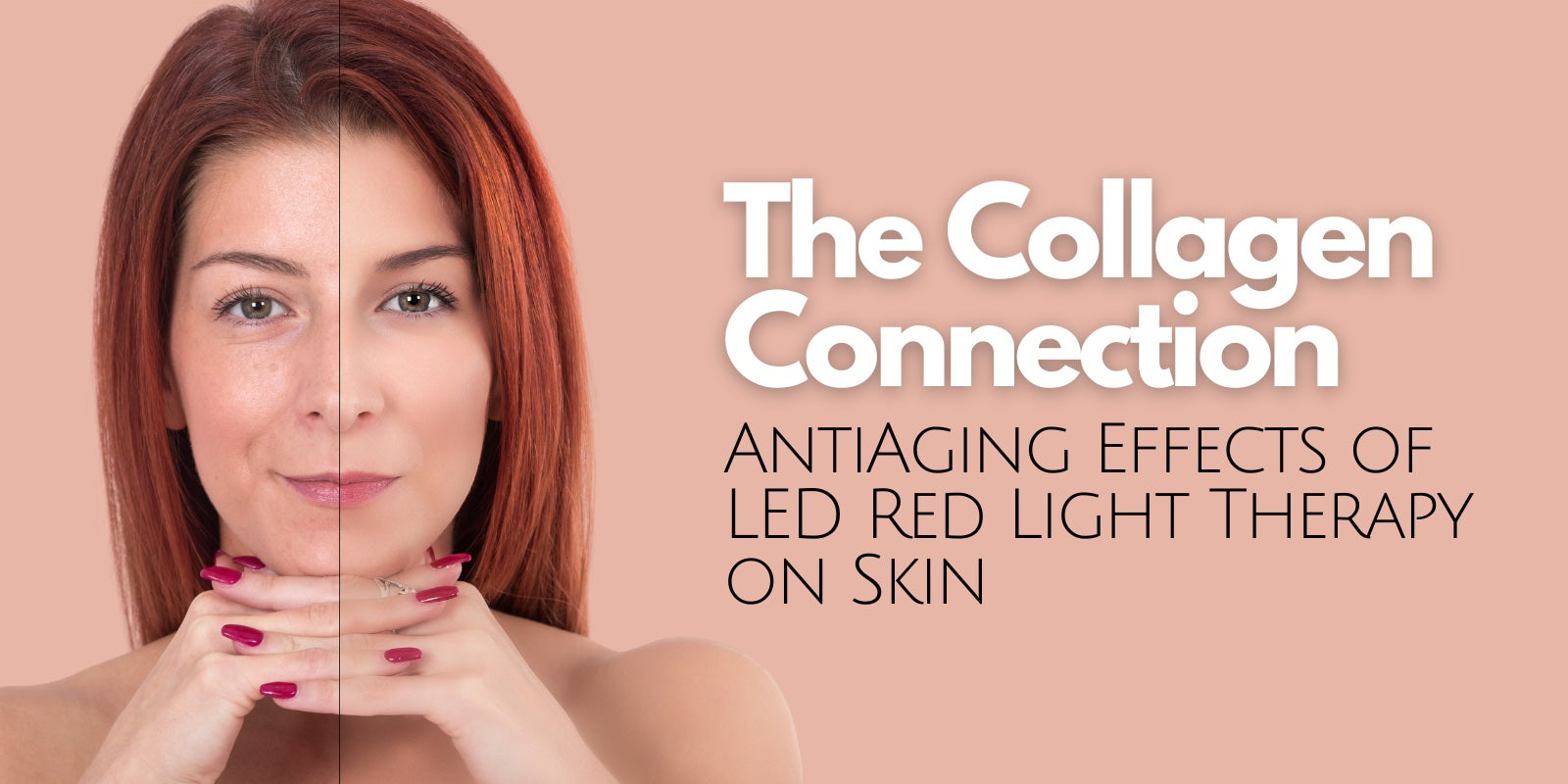 the collagen connection: anti-aging effects of led red light therapy skin